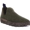 ASPORTUGUESAS - City - Pantofola da Donna con Suola in Gomma Modello City 38/Green