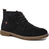 Evoga Scarpe polacchine uomo scamosciate calzature inglesine casual eleganti