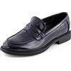 Toocool Mocassini Uomo Oxford Polacchine Scarpe Uomo Eleganti College IE2208 [41,Blu Lucido]