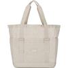 LARKSON Borsa Mare Donna Uomo Beige - Smilla - Borsone da Spiaggia Grande per Vacanze, Sport, Università, Viaggio - Tote Bag Shopper Con Cerniera - Idrorepellente