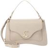 Coccinelle Pelle borsa a tracolla borsetta C-Me Grained Leather Handbag Sandshell beige