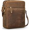 ROYALZ Chester Borsello Uomo Tracolla Piccola in Vera Pelle Vintage - Borsa Uomo Tracolla Compatta - Mini Messenger Bag da Uomo per Tempo Libero e Quotidiano