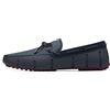 SWIMS Men's Braided Lace Loafer Driver Navy/Deep Red 9.5 M US