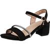 Cocey Sandali da donna con plateau e strass, eleganti scarpe estive con fondo antiscivolo
