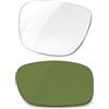 WANXIN Lenti di ricambio per occhiali da sole Ray-Ban Meta RW7001 (50 mm), fotocromatiche/blocco della luce blu/lenti polarizzate, Verde fotocromatico con blocco della luce blu