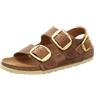 Birkenstock MILANO BIG BUCKLE 1024067 cognac marrone sandali donna fibbie 37