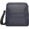 Armani Exchange Uomo Panarea, Big Embossed Logo Flat, cielo notturno, Einheitsgröße