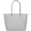 bugatti Mare 3.0 shopper da donna - borsa tote grande e leggera in ecopelle, bianca