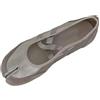 Generic JCVBN - Ballerine da donna con punta divisa, colore nero, argento, rosso, ballerina, tabi, scarpe da passeggio Mary Jane, scarpe estive, Argento, 38 EU