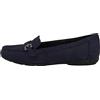 Geox D Annytah Moc A, Mocassini Donna, Blu (Dk Blue), 39 EU