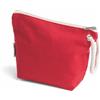 pubblienne Set 10 Pochette Uomo/Donna Personalizzata con Foto, Logo o Scritta - Elegante Borsello a Mano Unisex in Cotone Personalizzabile con Manico in Corda - 24x18x8 cm (Rossa, Set da 10)