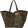 RUGBOL Borsa con stampa leopardata, shopper leopardato, borsa a spalla regolabile per scuola, lavoro, viaggi e shopping