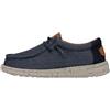 HEYDUDE Hey Dude Wally Youth Washed Canvas - Mocassino, Navy,