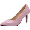 Asterisco Décolleté a Spillo da Donna Tacco Alto Scarpe Appuntito Senza Chiusura Semplici Scarpe da Festa, H69768Oq Light-Viola Numero 39 EU/40Cn
