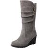 TYUIOP Stivaletti Donna Estivi Stivali da Donna con Tacco Stivali Neve Stivali Texani Donna Estivi Jeans Cowboy Stivaletto Donna Pelle Stivali Alti Donna sopra Il Ginocchio Stivali con