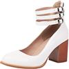 Smilice Donna Tacchi Grossi Business Pumps Heeled Dress Scarpe con Cerniera