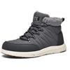 Bruno Marc Stivali da Neve Uomo Inverno Impermeabili Trekking Scarpe Outdoor Stivali alla Moda Basso Scarpe da Neve,Size 43,Grigio,SBSB2311M