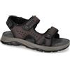 Valleverde Sandali Uomo 54831 in Pelle Grey Scarpe Casual Comode, Leggere e Flessibili, Ideali per Primavera Estate. EU 40