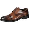 YFFUSHI Scarpe Uomo in Pelle Oxford Stringate Basse a Punta Derby Eleganti da Business Ufficio Formali, marrone, 44