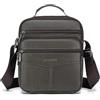 SPAHER Borsello Uomo Tracolla Pelle Grande Borsa Tracolla Uomo Elegante Borse a Spalla Borselli da Lavoro Men Crossbody Messenger Bag per Ufficio Viaggio Scuola