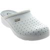 SANIFLEX 89841-10 Certificato Medico Zoccoli Sabot Pantofole Scarpe di Pelle, Donna, Bianco, EU 39