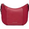 PIQUADRO - Borsa a tracolla donna porta iPad mini - Pelle e tessuto - Colore Rosso - Donna