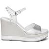 Nero Giardini E307680D Sandali Donna in Pelle - Argento 39 EU