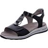 ARA Osaka, Sandali con Zeppa Donna, Nero, 36 EU