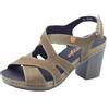 Jungla 8005 Lockey Vison Sandali con Tacco Alto per Donna in Nabuk con Strappo (Taglia 39)