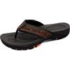 ChayChax Infradito Uomo Scarpe da Spiaggia e Piscina Antiscivolo Sandali Sportivi Pantofole Ciabatte da Mare Gomma Suola per Sostegno dell'Arco,Marrone,42 EU