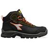 Diadora Sport Diatex Mid S3 Wr Ci Src, Mocassino Uomo, Nero Verde Rabbia, 47 EU