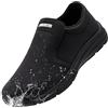 LARNMERN Scarpe Cuoco Cucina Uomo Antiscivolo Scarpe da Chef,Nero,40 EU