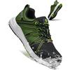 CYKYGGO Scarpe Antinfortunistiche Uomo Donna S3S ESD Scarpe da Lavoro Nero Verde 44