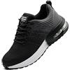 Rona Shoes Scarpe Antinfortunistiche Scarpe da Lavoro Antinfortunistiche Comode Leggere Comode Uomo Donna Delta Grey EU 47