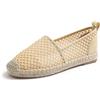 Feversole Close Toe Espadrilles Women's Comfort Breathable Slip On Flats Shoes PP Beige 40 EU