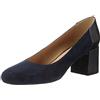 Geox D Audalies Mid C, Scarpe con Tacco Donna, Blu (Dk NAVY/BLACKC4367), 35 EU
