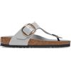 Birkenstock Ciabatta Gizeh Big Buckle 1029430 - Shine Stone Coin (Grigio, Sistema Taglie Calzature EU, Adulto, Donna, Numero, Media, 41)