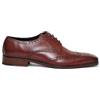 Infinity Leather Scarpe da Uomo Rogue Antique Luca in Pelle Bordeaux, Stile Oxford Derby Brogue, Formali, da Sposa e da Ufficio