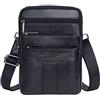 Xieben Borsa a Tracolla In Pelle Borsello Per Uomo Donna Custodia Per Telefono Fondina Viaggi d'affari all'aperto Crossbody Pack Portafoglio A Tracolla Satchel Sling Chest Pouch Nero