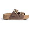 Yokono Sandalia Plataforma Wiwi-003 Marrón Oscuro
