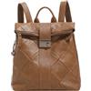 BUKESIYI Donna Borsa Zaino Elegante Zainetto Borse a Tracolla Zaini Antifurto Zainetti 2026 Firmate PU Pelle IT78578 Marrone V4