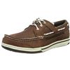 Sebago TRITON THREE EYELETS NBK, Scarpe da Barca, Uomo, Marrone (Brown/Dark Brown 983), 42 EU