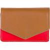 mywalit portafoglio di donna pelle tri fold purse wallet - 1268-157 - caramel