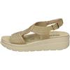 Valleverde Sandali Donna 55602 Pelle Ghiaccio o Beige