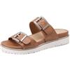 QUEEN HELENA Ciabatte con Plateau con Doppia Fibbia Donna Y6010