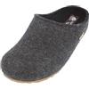 HAFLINGER Grizzly Michl pantofola in feltro con suola in gomma grafite, taglia 42