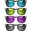 HIBLOKS 2 clip polarizzate per occhiali intelligenti Ray-Ban Meta Wayfarer, clip scolorite per Ray-Ban Meta Wayfarer Standard RW4006 (taglia M 50-22), proteggono gli occhi, belli e alla moda (argento
