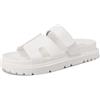 QUEEN HELENA Ciabatte Platform a Strappo Casual Donna X32-227 (Bianco, Sistema Taglie Calzature EU, Adulto, Donna, Numero, Media, 39)