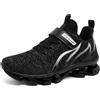 LAZAZAFI Scarpe da Ginnastica Bambini Ragazzi Sneaker Nero Grigio 38 EU