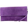 modamoda de- ital. Borsa in pelle Clutch Underarm Bag Borsa da sera in pelle metallizzata M106-151